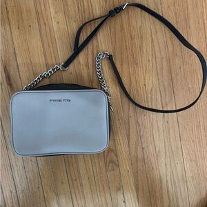 Michael Kors Black Pebbled Leather Crossbody Bag
